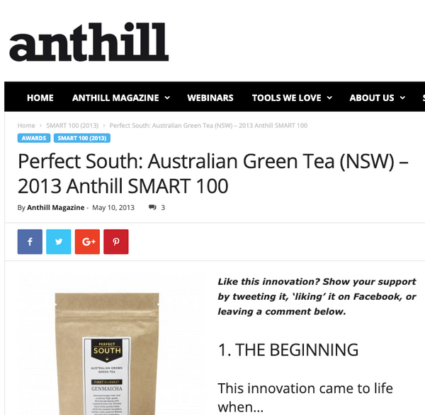 Anthill Smart 100 Awards