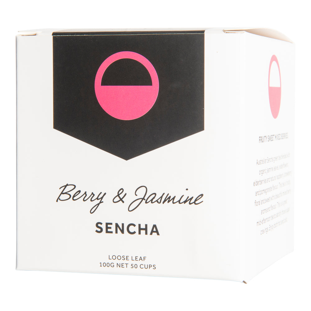 Berry & Jasmine Sencha Green Tea (100g Box)