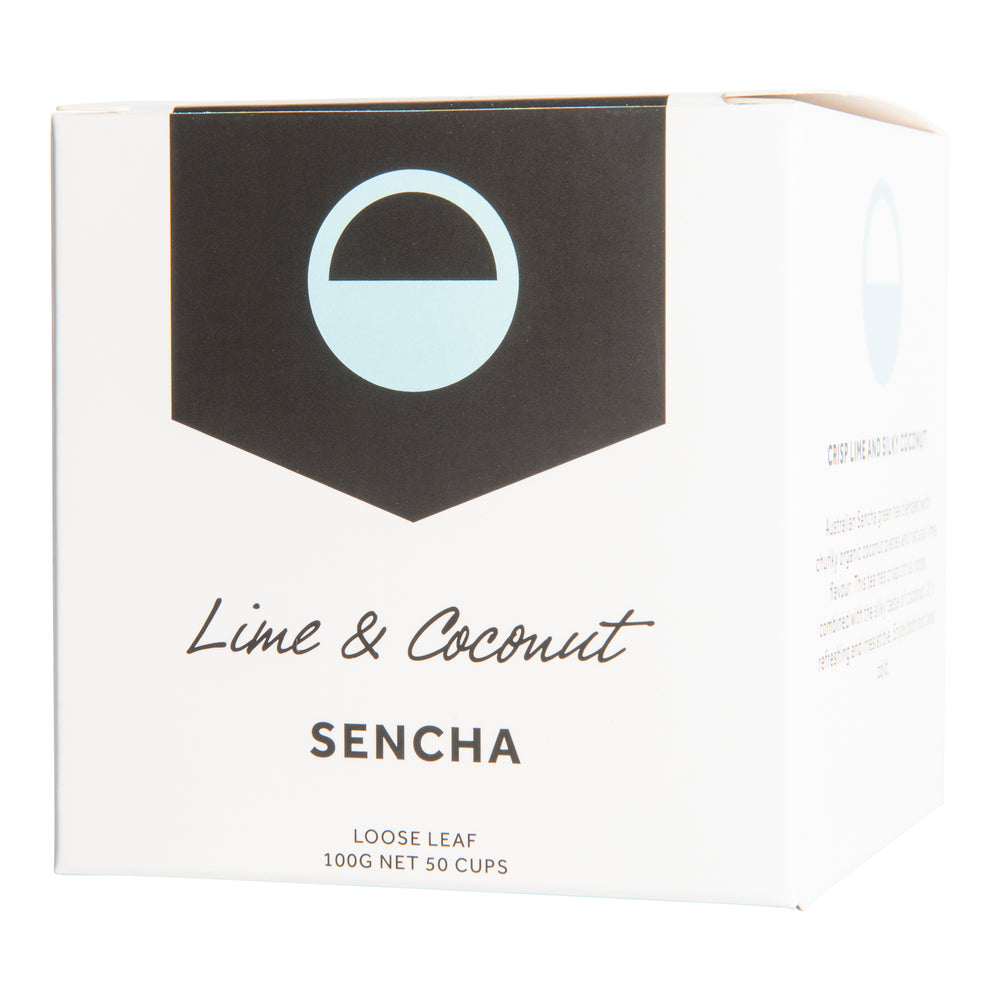 Lime & Coconut Sencha Green Tea (100g Box)