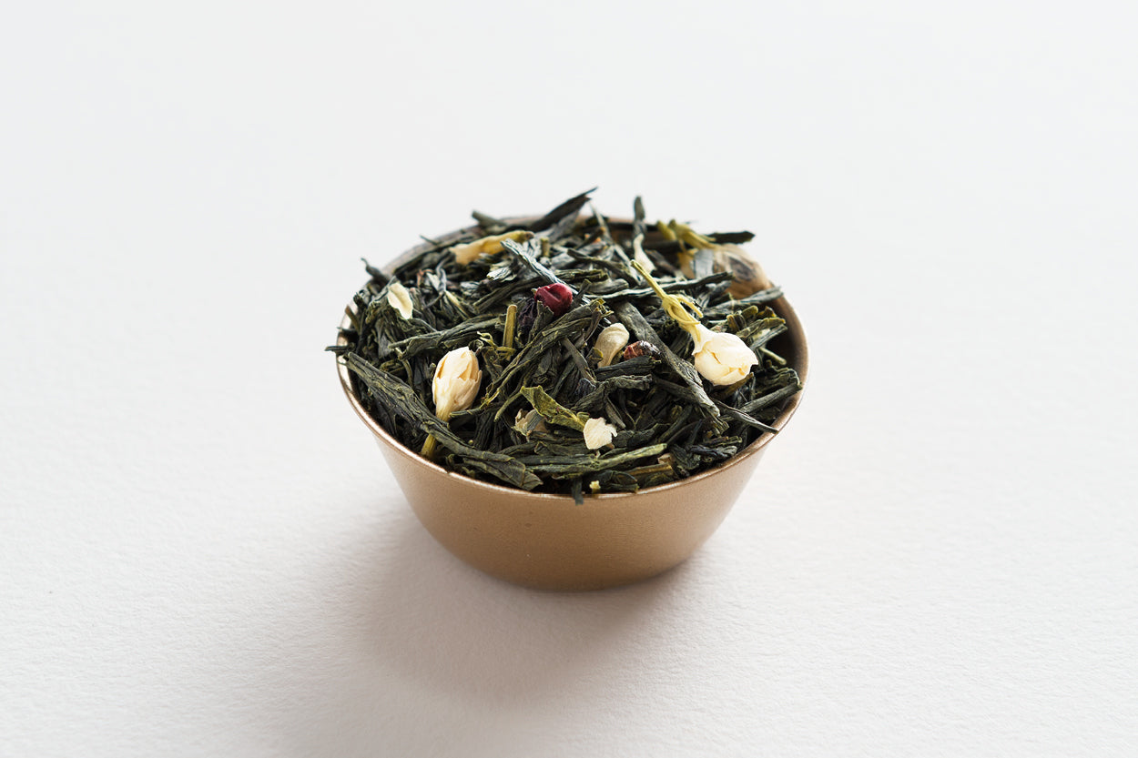 Berry & Jasmine Sencha - perfectsouth Australian Made Green Tea, Green Tea, Australian Grown Green Tea, High Quality Green Tea, Herbal Tea, Japanese Green Tea
